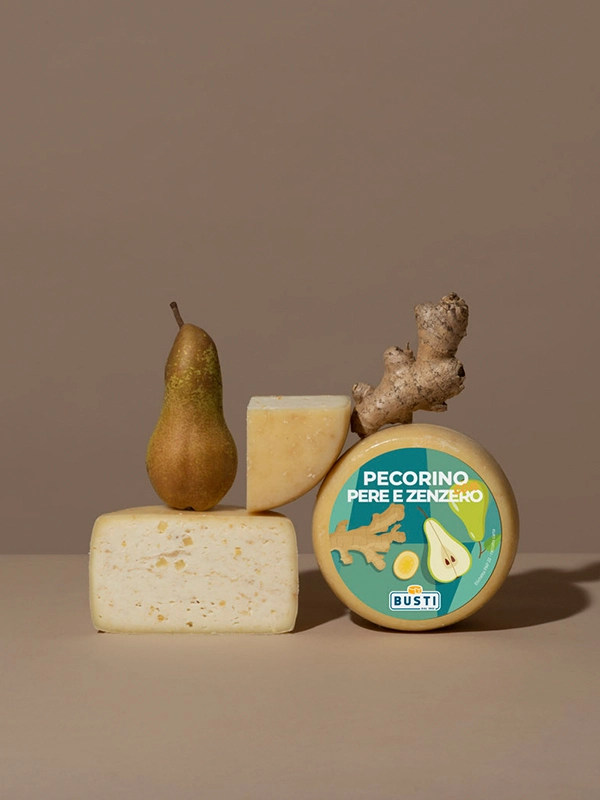 PERE Pecorino con pere e zenzero