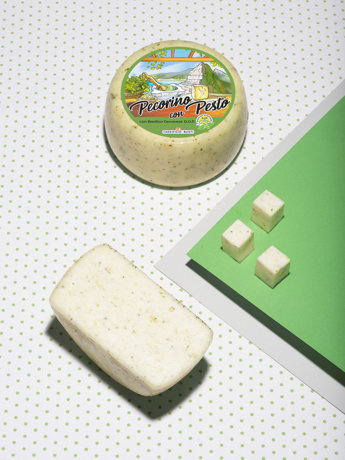 Pecorino with Pesto Busti